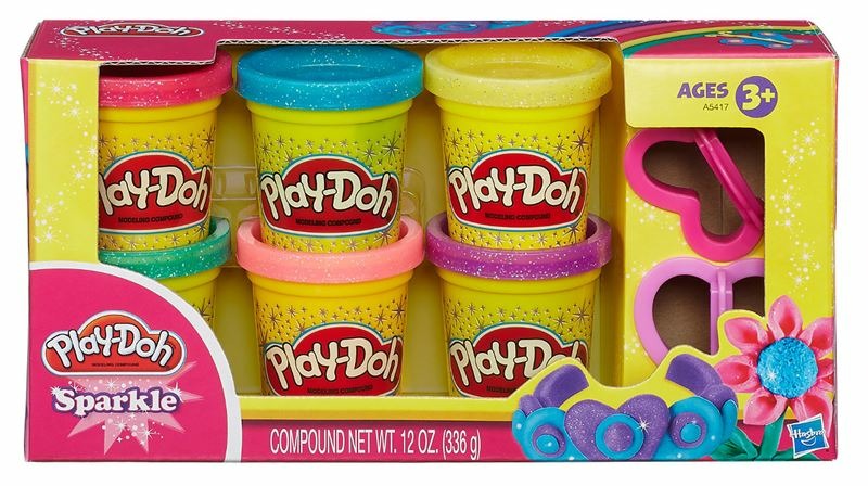Hasbro Play-Doh Třpytivá modelína