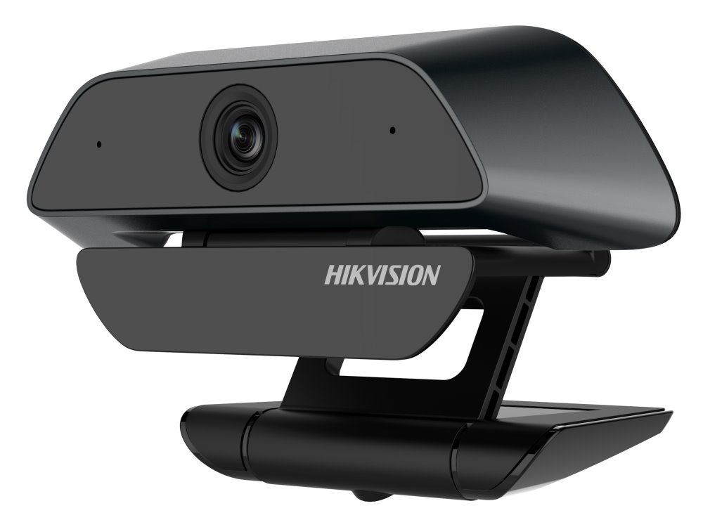 HIKVISION webkamera DS-U12/ 2Mpx CMOS Sensor/ 1080p/ vestavěný mikrofon/ držák/ Plug and Play/ USB 2.0/ kabel 2 m/ černá