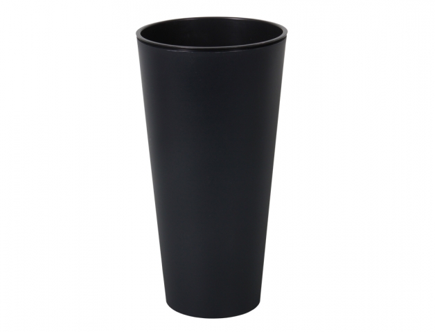 Obal na květník TUBUS SLIM plastový lesklý d25x48cm