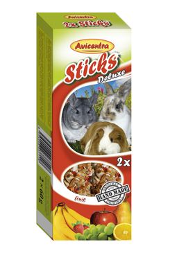 Tyčinky AVICENTRA ovocné pro velké hlodavce (2ks)