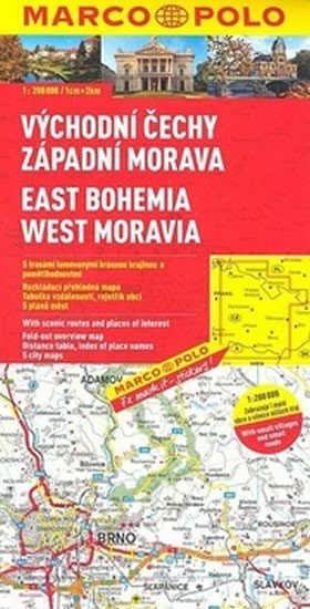 Východní Čechy,záp. Morava/mapa
