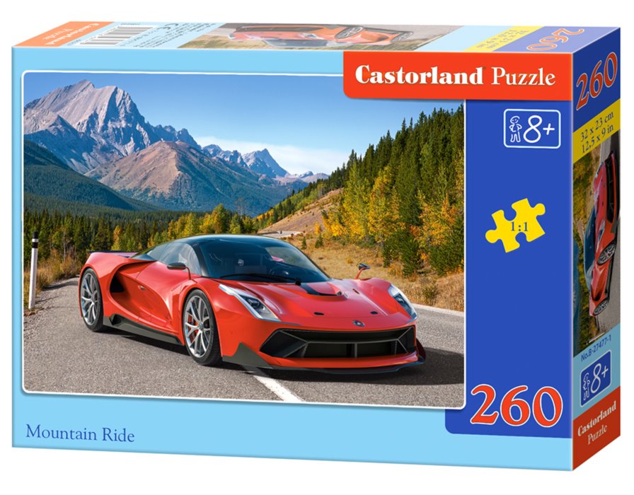 CASTORLAND Puzzle Horská jízda 260 dílků