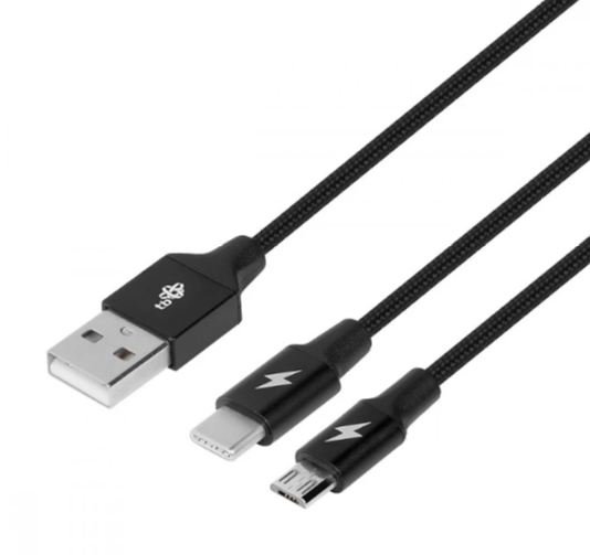 TB Touch kabel 2v1, USB-A na USB-C a micro USB