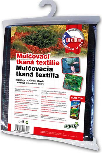 Textilie Agro mulčovací, tkaná 1.6 x 10 m, černá