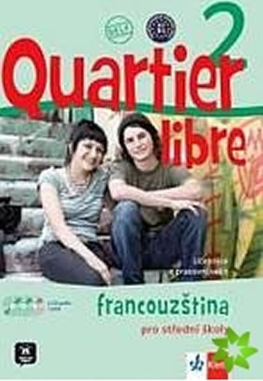 Quartier libre 2 - učebnice + pracovní sešit+ DVD + časopis La revue de jeunes