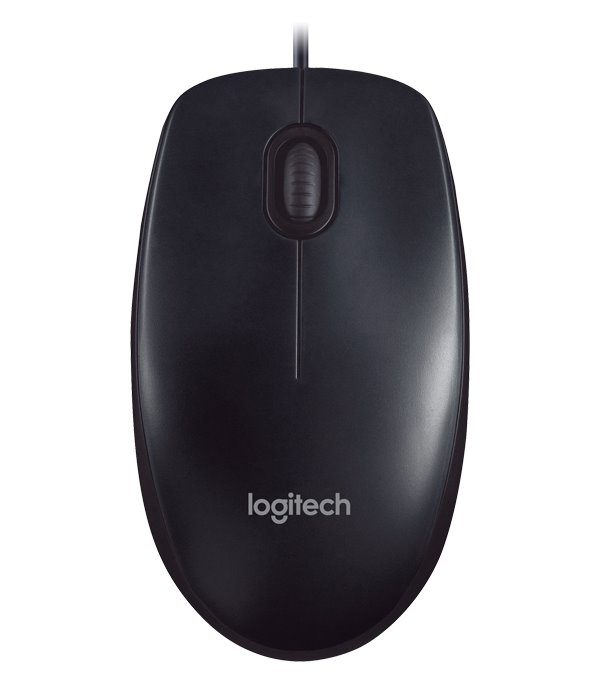 Logitech myš M90/ Drátová/ Optická/ 1000dpi/ USB/ černá