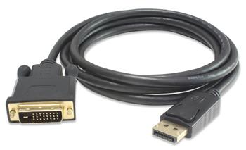 PremiumCord DisplayPort na DVI kabel 5m, stín. M/M