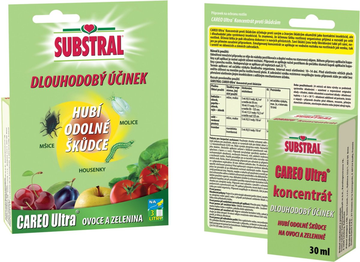 Substral Careo Ultra na zeleninu - koncentrát 30 ml