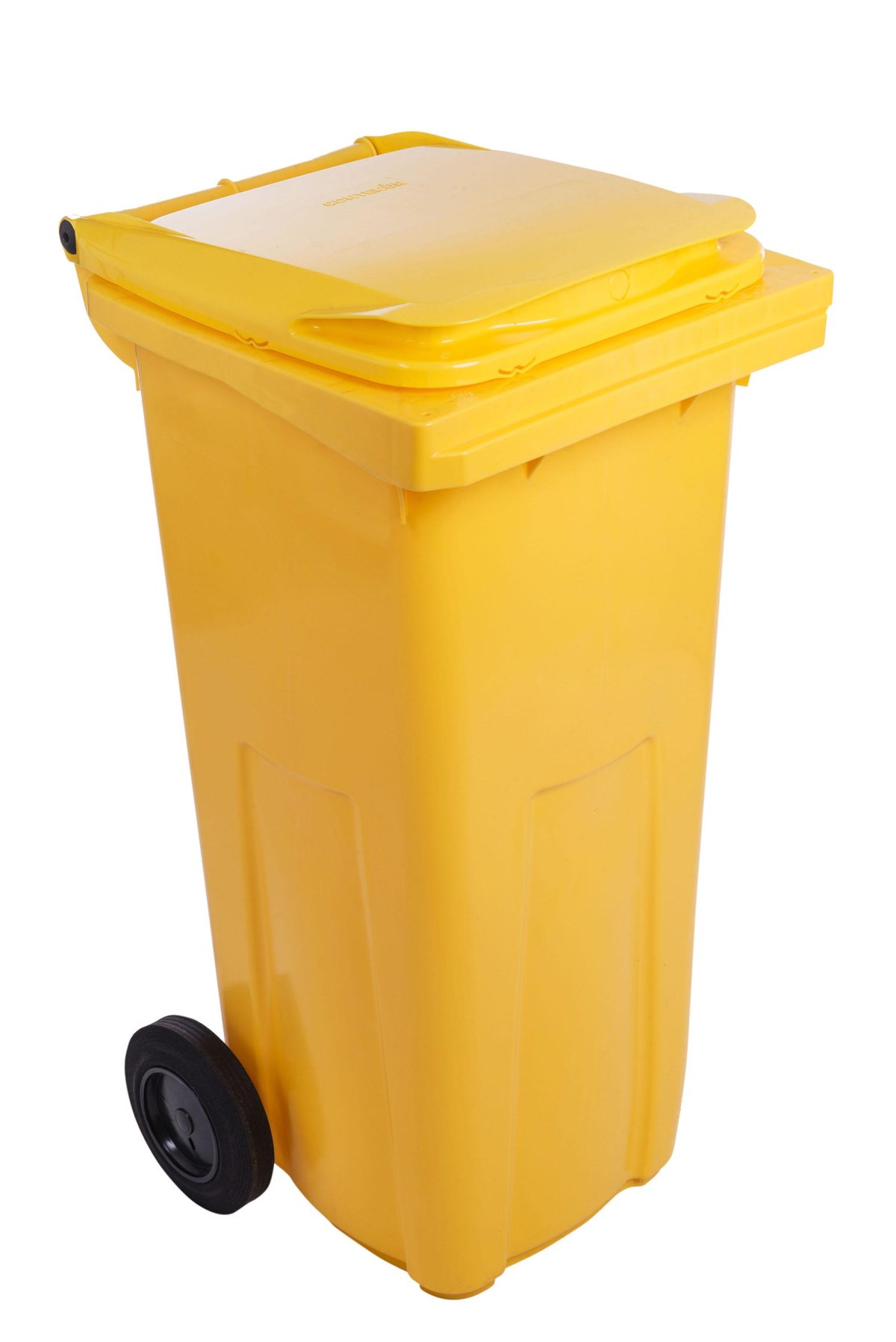 popelnice 120l žlutá plastová