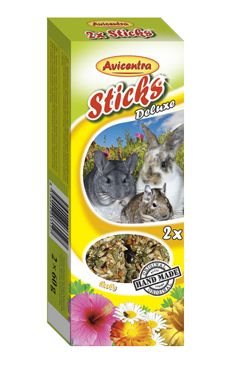 Tyčinky AVICENTRA s bylinkami pro velké hlodavce (2ks)
