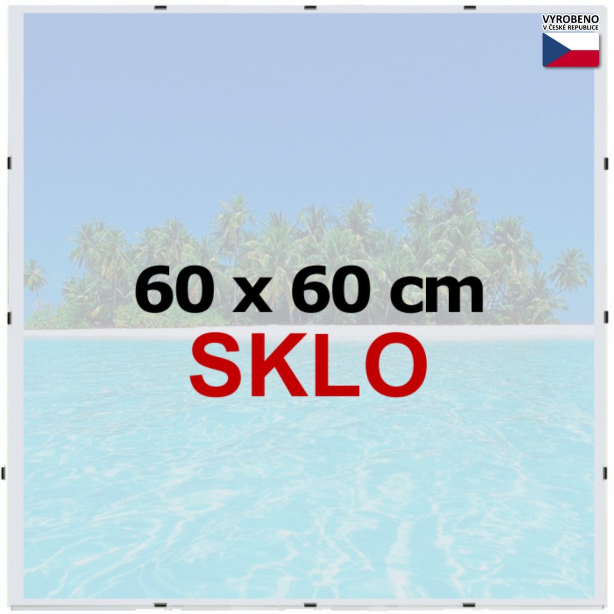 BFHM Rám na puzzle Euroclip 60x60cm (sklo)