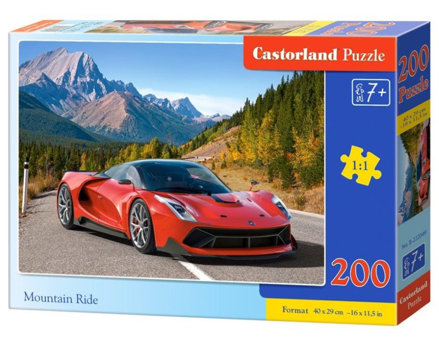 CASTORLAND Puzzle Horská jízda 200 dílků