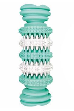 Hračka TRIXIE Denta Fun gumová kost mátová 11,5 cm (1ks)
