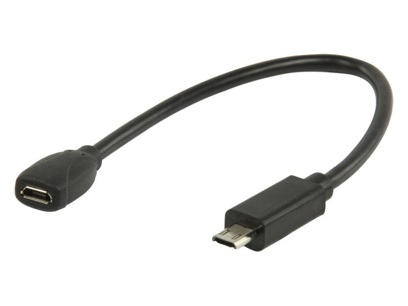 VALUELINE redukční kabel MHL pro telefony Samsung/ 11-pin zástrčka USB micro B - 5-pin zásuvka USB m