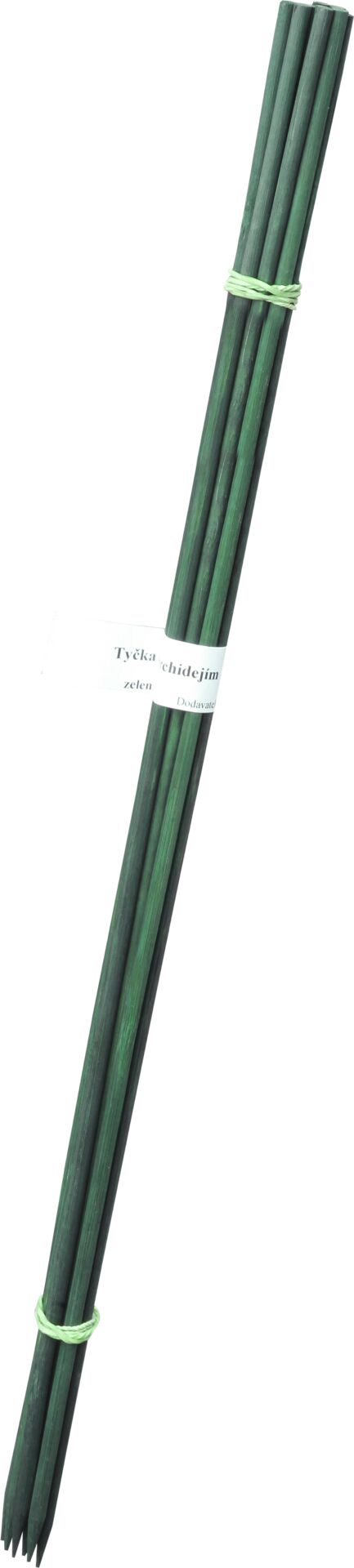 Tyčka k orchideji 7mm, 90 cm - 10 ks bambus zelená