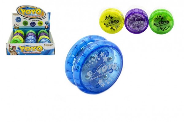 Jojo plast 6cm svítící - mix barev