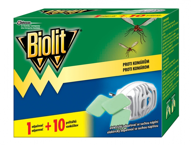 Odpařovač BIOLIT elektrický se suchou náplní 10ks
