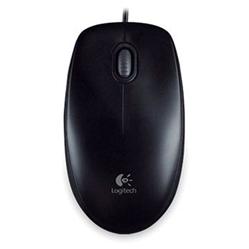 Logitech Corded Mouse B100 - Business EMEA - BLACK