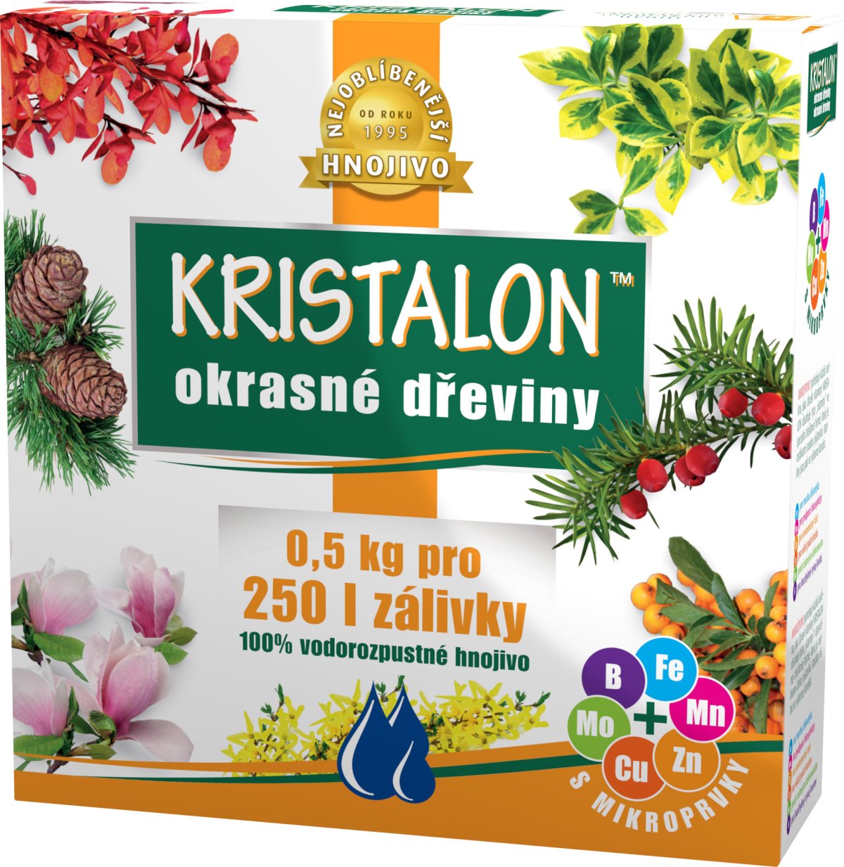 Hnojivo KRISTALON na okrasné dřeviny 500g