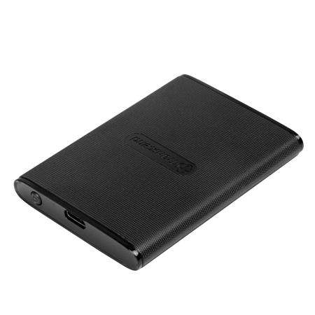Transcend ESD270C 1TB USB 3.1 Gen2 (USB-C) Externí SSD disk (3D TLC), 520MB/R, 460MB/W, kompaktní rozměry, černý