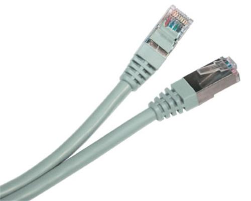 Patch kabel FTP cat 5e, 2m - šedý
