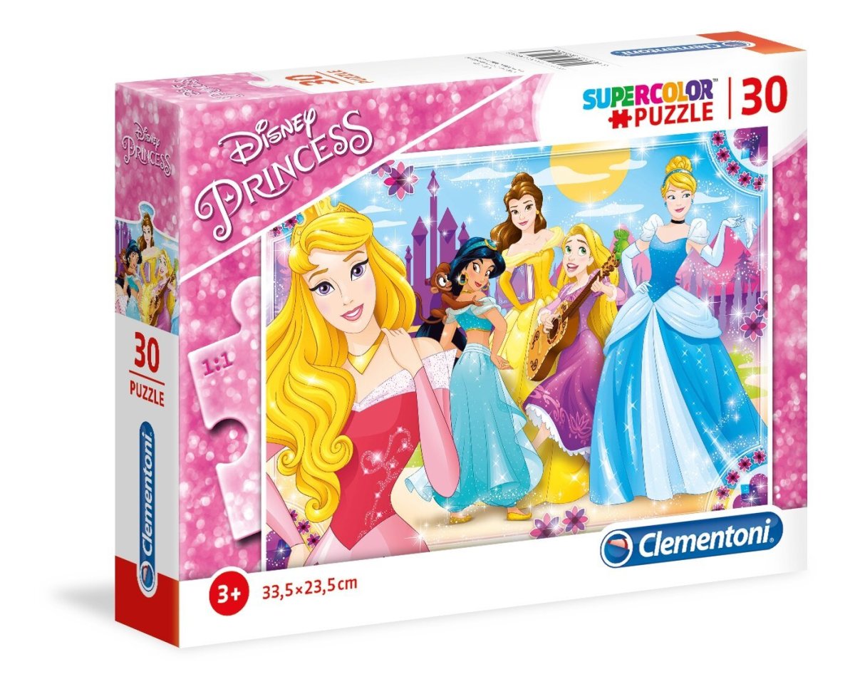 CLEMENTONI Puzzle Disney princezny 30 dílků
