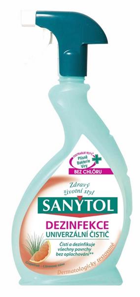 Sanytol dezinfekce univerzální čistič grep-sprej 500 ml