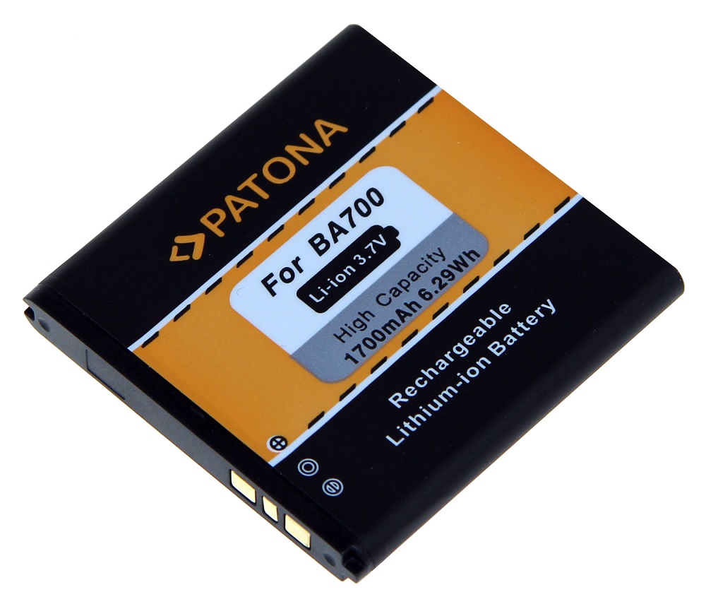 PATONA baterie pro mobilní telefon Sony Ericsson BA700 1700mAh 3,7V Li-Ion