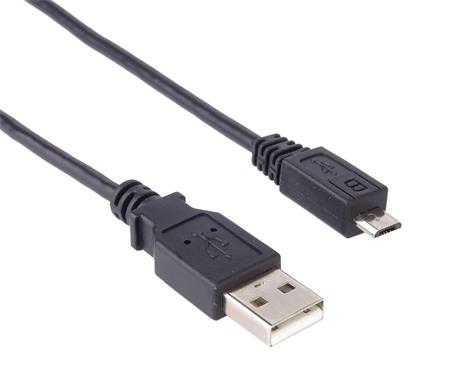 PremiumCord Kabel micro USB 2.0, A-B 1m