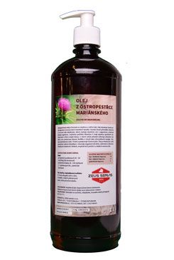 Olej z ostropestřce pro koně a psy ZEUS 1000ml