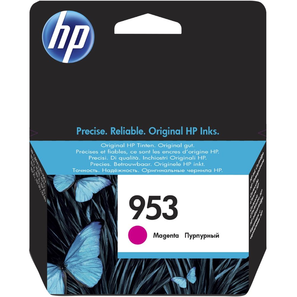 HP inkoustová kazeta 953 purpurová F6U13AE originál