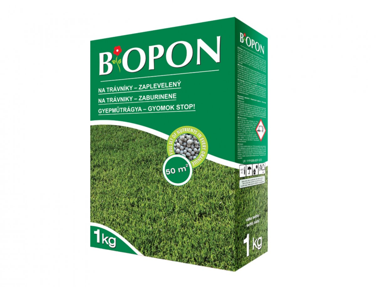 Hnojivo BOPON na trávník proti plevelům 1kg