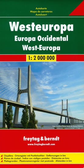 Westeuropa/Západní Evropa 1:2M/automapa