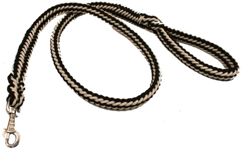Vodítko pletené Hugo 20x150 č./šedé B&F