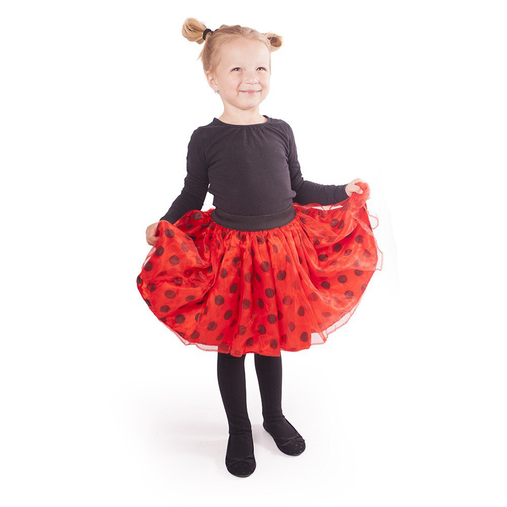 Dětský kostým tutu sukně beruška s puntíky
