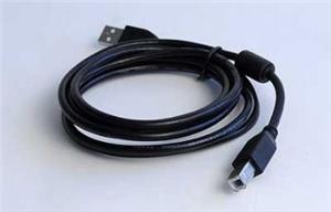 Kabel USB A-B 1,8m 2.0 HQ s ferritovým jádrem