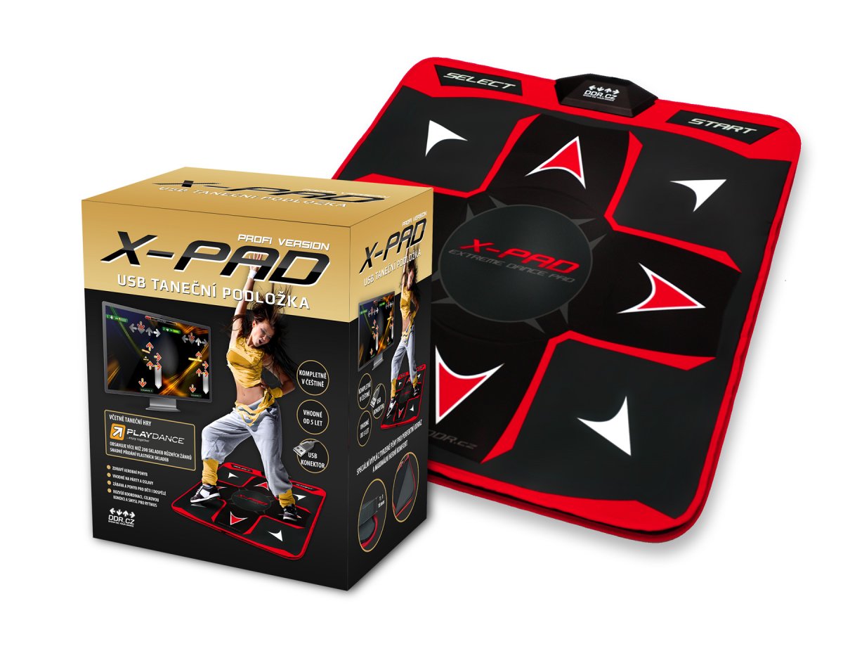 Taneční podložka X-PAD, PROFI Version Dance Pad, PlayDance Edition