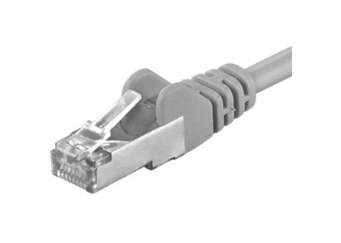 Patch kabel FTP Cat 6, 7m - šedý