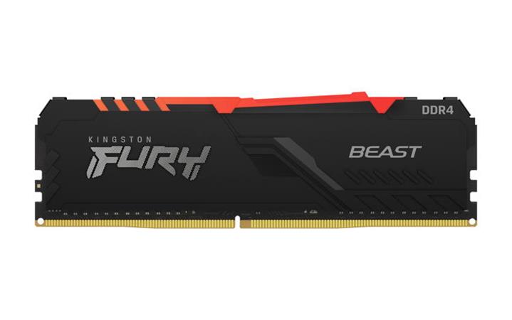 KINGSTON 8GB 2666MHz DDR4 CL16 DIMM FURY Beast RGB