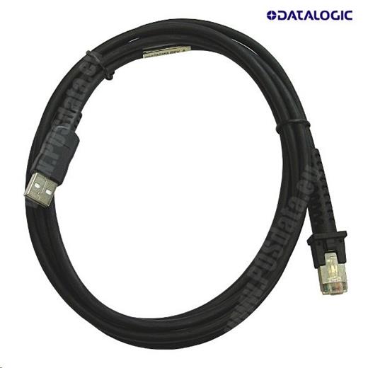 Příslušenství Datalogic USB kabel, 2m, rovný, černý