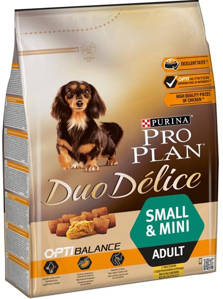 PRO PLAN Dog Adult Duo Délice Small Chicken 2,5 kg