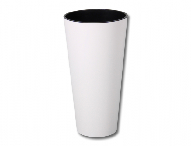 Obal na květník TUBUS SLIM plastový matný d40x76cm