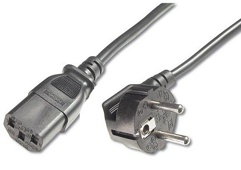 Síťový napájecí kabel 230V k počítači, 2 m