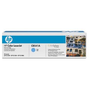 HP 125A (CB541A, azurová) - toner pro HP Color LaserJet CP1215, CP1515, CM1312, 1.400 str.