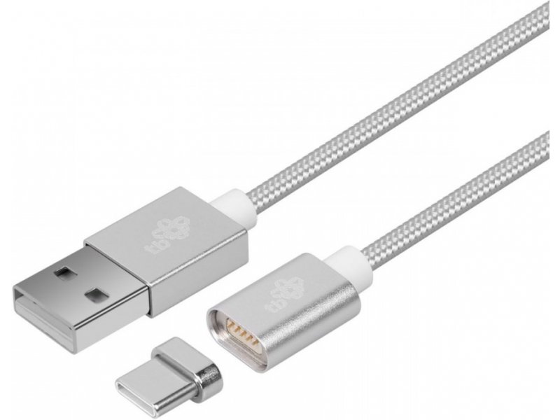 TB Touch kabel Micro USB USB C- USB stříbrný, 1m