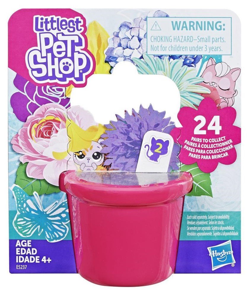 Hasbro Littlest Pet Shop LPS Květinová zvířátka 2ks - Překvapení v kelímku - mix variant či barev