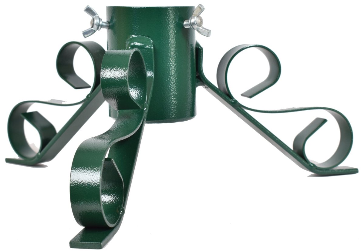 Stojánek vánoční kovový - zelený 64 mm