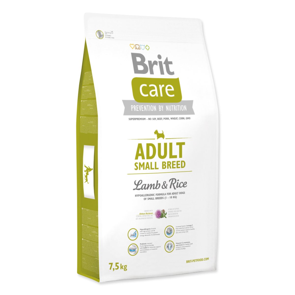 BRIT Care Dog Adult Small Breed Lamb & Rice - 7,5 kg
