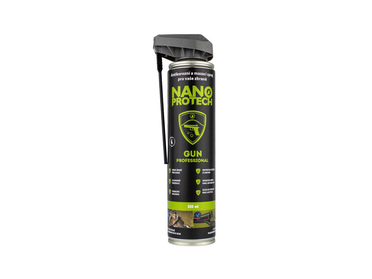Olejový sprej na zbraně Nanotech GNP Firearms Professional 300 ml