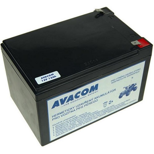Baterie Avacom do vozítka Peg Pérego F2 (olověný akumulátor) 12V 12Ah
